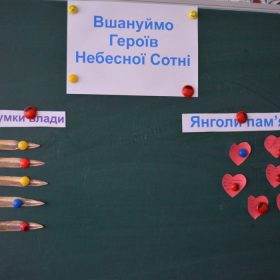 Година-реквієм для 8 класу "Небесна Сотня"
