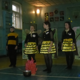 Виступ команди ДЮР "Пригоди шалених бджіл"