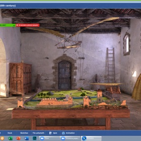 Leonardo da Vinchi's workroom