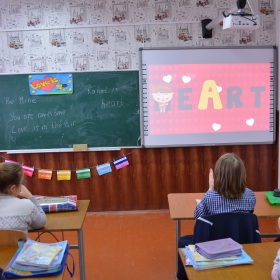 St. Valentine`s Day. Colouring paper.