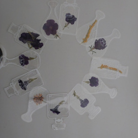 Making bookmarks "Summer in the jar"